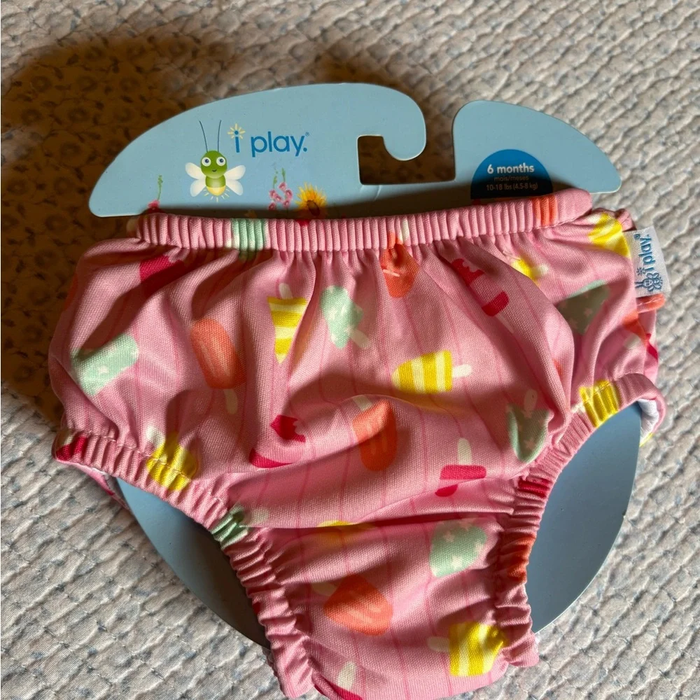 i play Colorful Ice Cream Print Diaper Cover